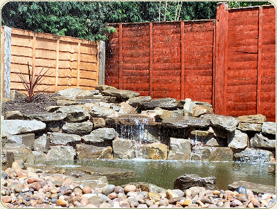 K. C. Landscaping Water Feature Work